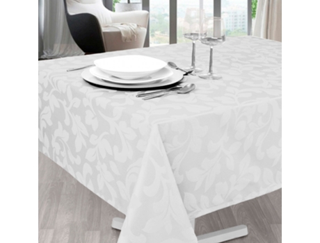 Toalha Jacquard Floral Branco ONÍRICA 150 x 300 cm