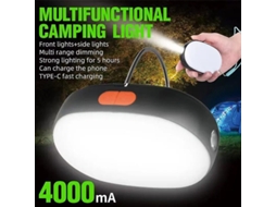 Lanterna De Camping Led, Recarregável E Impermeável Para Suas Aventuras Ao Ar Livre. Olysi Shop
