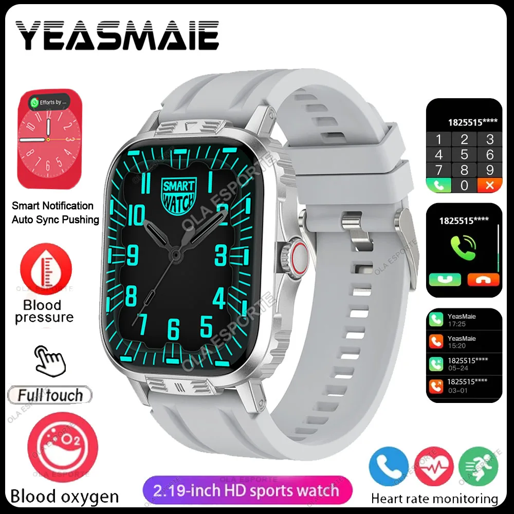 (prateado) Smartwatch De 2,01 Polegadas, Controle Por Gestos, Chamadas Bluetooth, À Prova D'água.