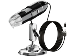 Microscópio Digital Sem Fio, Ampliação de 50x a 1000x, Suporte Flexível para Pc SFUSHOS