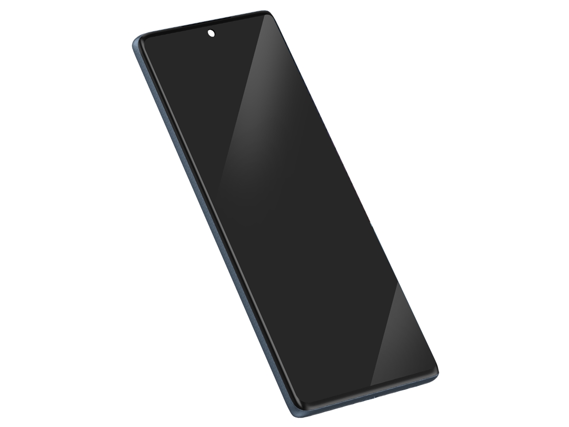 Clappio Ecrã Completo Para Motorola Edge 50 Fusion Com Vidro E Chassis Pré-montados Azul