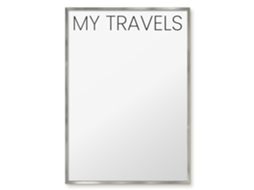 Magnetic Board My Travels For The Living Room Espelharte (70x100 Cm)