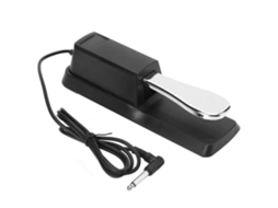 Pedal de Sustain para Teclado, Acessório Universal para Piano Elétrico, Sintetizador e Teclado Midi AQUAFORGE