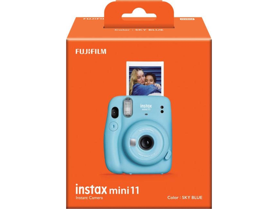 Máquina Fotográfica Instantânea FUJIFILM Instax Mini 11 (Azul - Obturação: 1/2-1/250 s - 2 x Pilhas AA LR6)