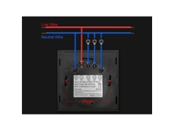 Zigbee Switch Avatto Zts02 Eu, Preto (1 Unidade)