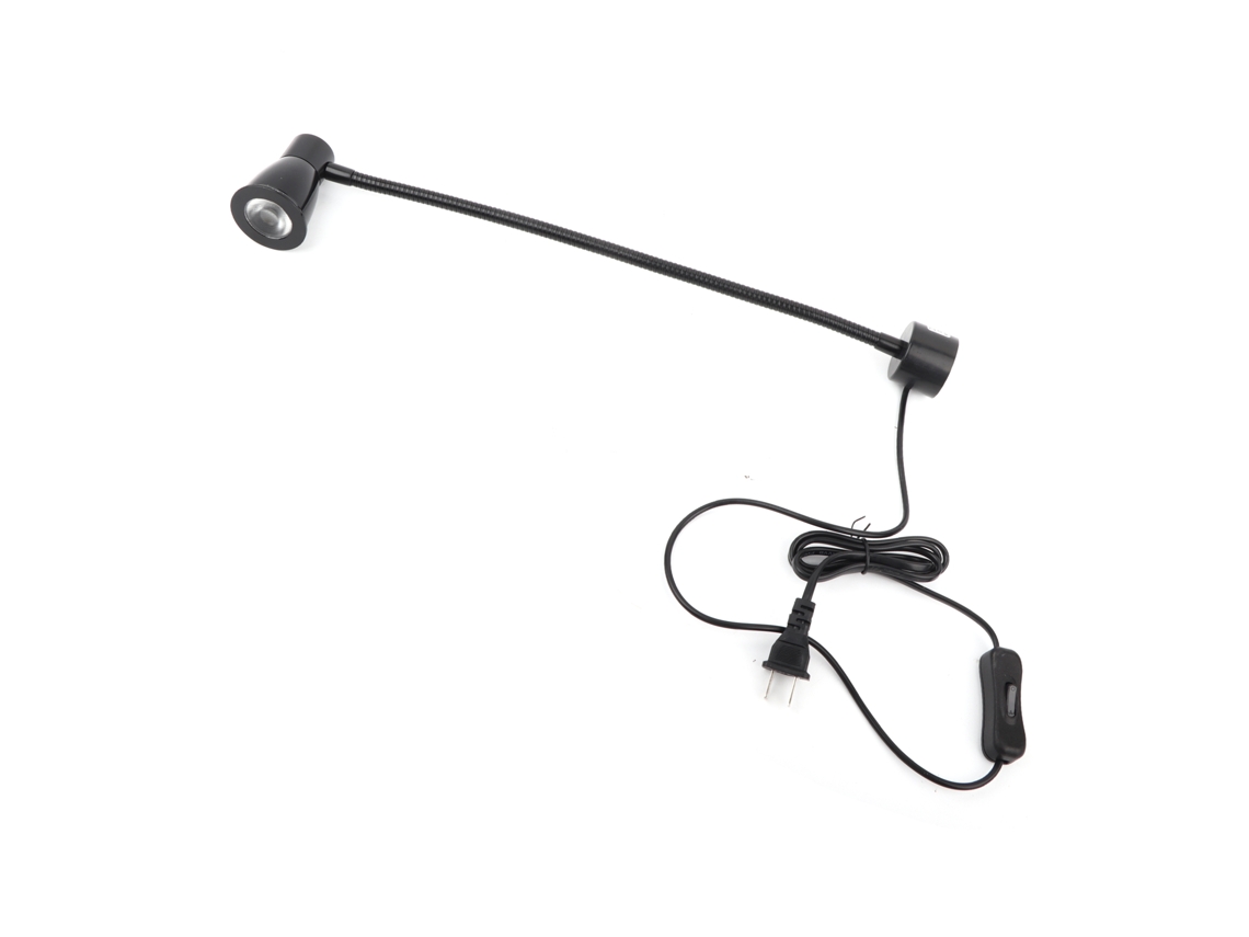 2026 luz de Trabajo Magnética Led 7w para Máquina de Coser Con Cuello de Cisne Flexible, 110 220v, Plug Us