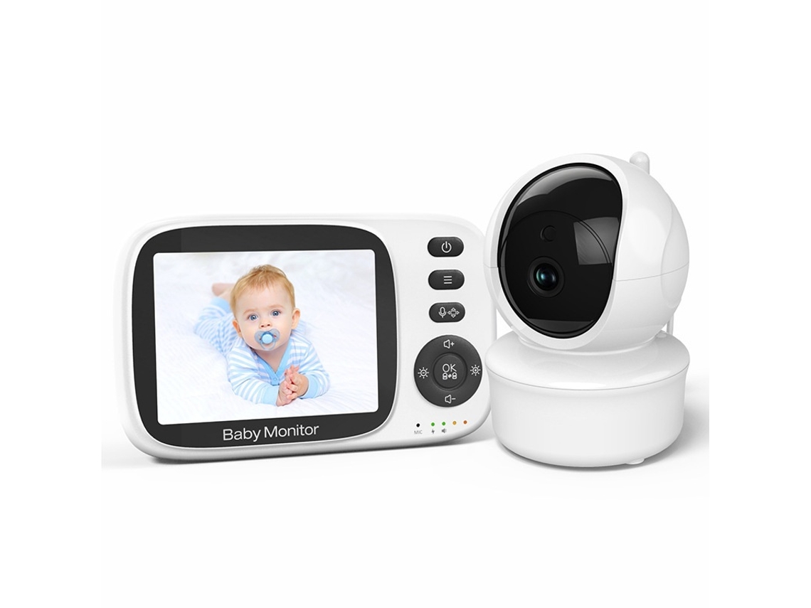 Monitor De Bebé Com Câmara Hd E Ecrã De 5 Polegadas, 3,2 Polegadas E Lcd, Para Vigilância Do Sono Infantil Tressino