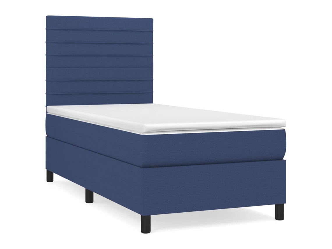 Box Spring Bed, Box Spring Beds Vidaxl Azul Tecido (80 X 200 Cm)