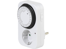 Temporizador Analógico 6T VIVANCO 24H/Set 230V (Branco)