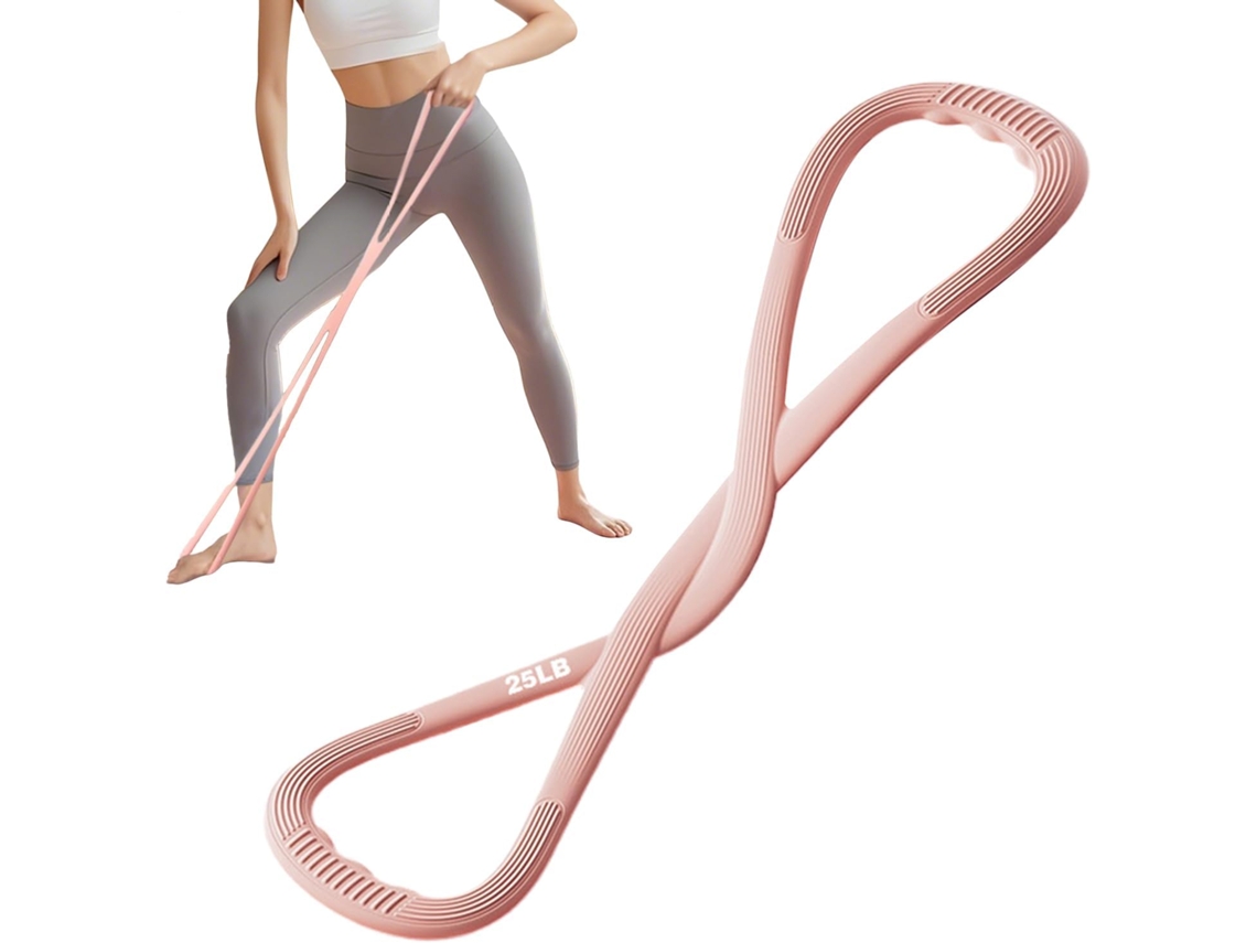 Faixas De Resistência Em Formato 8 Para Treinamento | Força Ioga, Academia Casa, Fitness, Pilates, Esportes