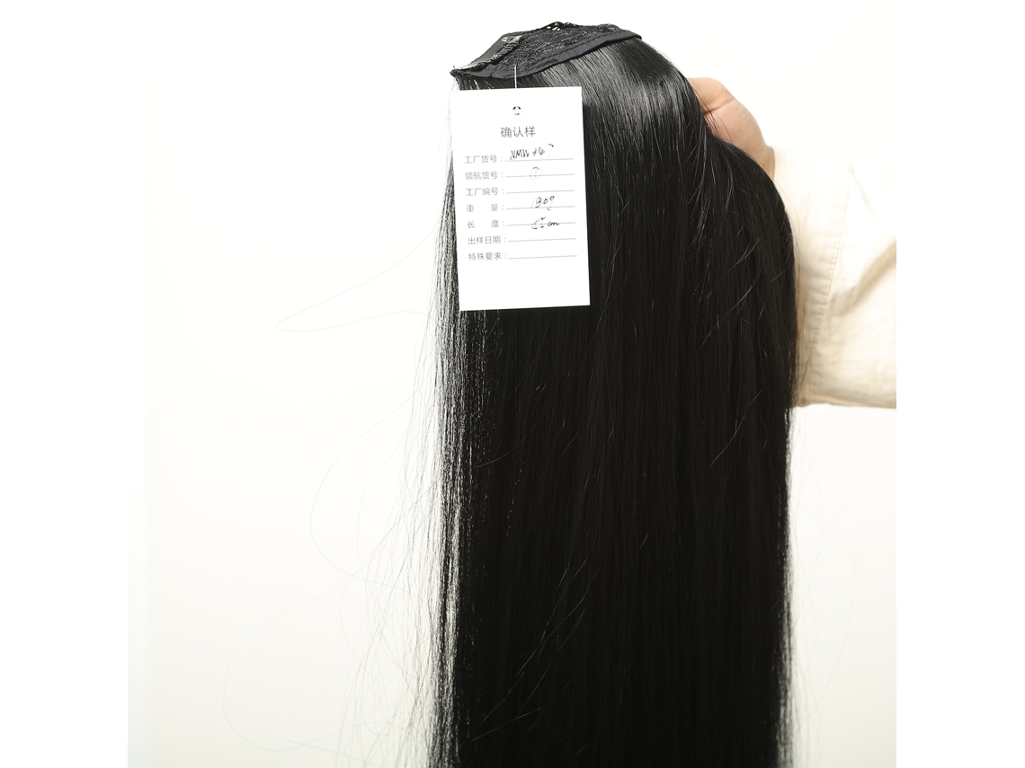 2026 4 Peças Extensão de Cabelo Liso Clip on de 22 Polegadas para Mulher