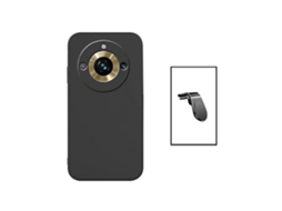 Capa Carro Proteção Traseira para Iphone572 Iphone572 Silicone Magnética Preto