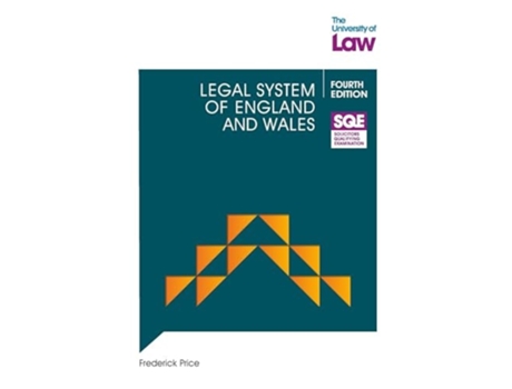 Livro SQE - Legal System of England and Wales 4e de Carl Price (Inglês)