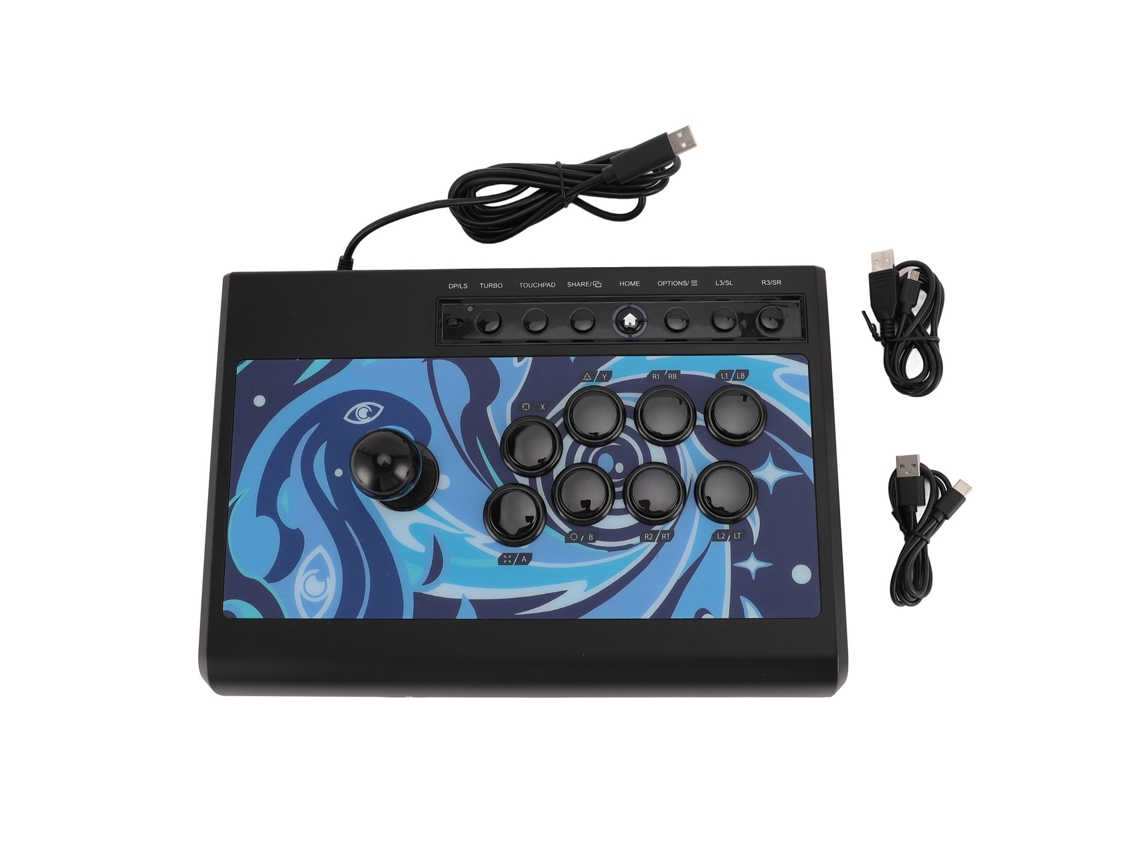 Joystick de Luta Arcade EOOCOO (função Turbo, Função de Áudio)