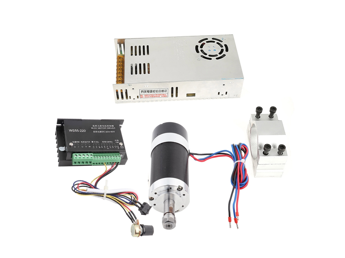 Controlador Cnc Er11 500w Potência Máquina Gravura Sunflare