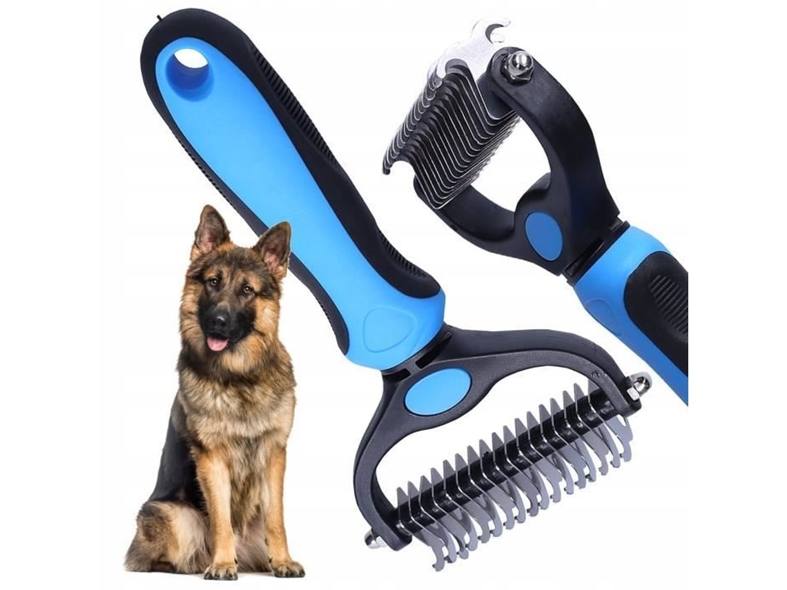 Pente Tondura Curly Remove Pelos Mortos Da Barba Por Fazer | Vassoura Multifuncional Para Cabelos Longos E Lã Para Bengalas E Cha*