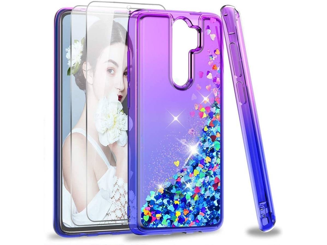 Capa Xiaomi Redmi Note 8 Pro HONGWE. Purpurina Verde