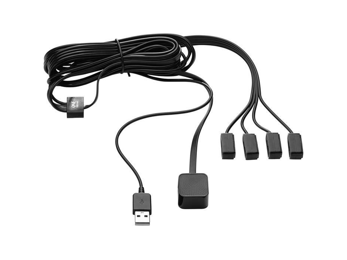 Repetidor de Controle Remoto ONE FOR ALL Urc1000 Controla Até 4 Dispositivos Av em Um Gabinete Fechado