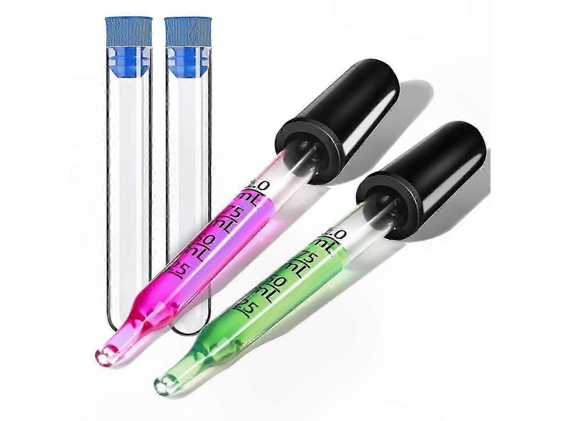 2 pack Pipetas de Vidro, 1ml para Óleos Essenciais e Mais a