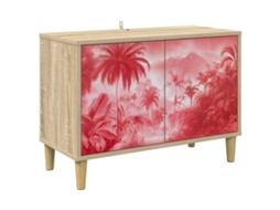 Vidaxl Gabinete Para Tv Aachen 69 X 33 X 50 Cm Sonoma