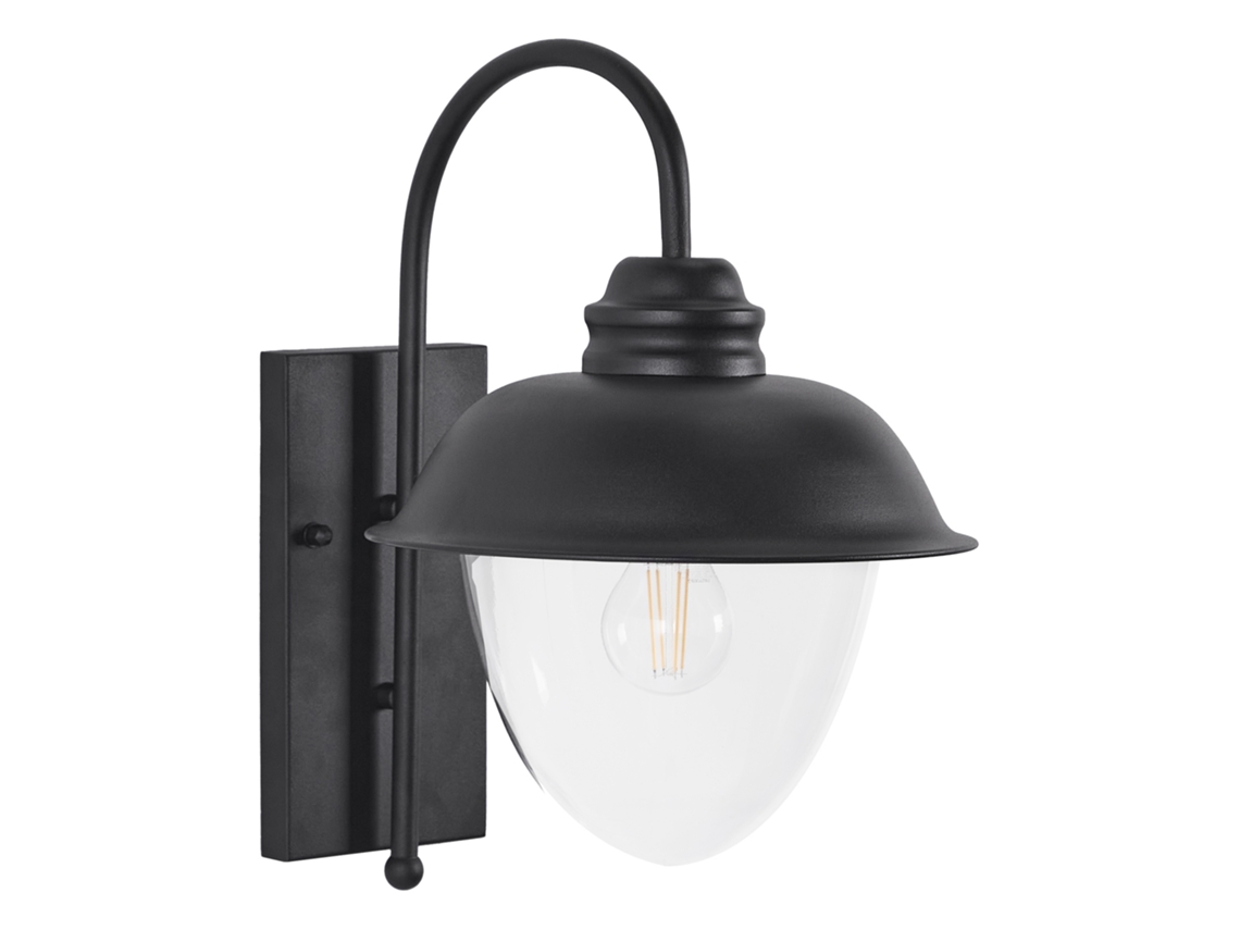 Candeeiro De Parede Para Exterior Banka Preto