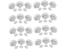 Conjunto de 25 alfinetes ajustáveis para colchas e lençóis, fixação rápida e antiderrapante, compatíveis com