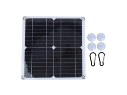Painel Solar Monocristalino 15w Laxiscreed Resistente À Água, Leve E Ideal Para Atividades Ao Ar Livre