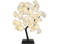 Luminária Decorativa De Led Em Formato De Rosa, Elegante Luz Noturna Para Cabeceira, Sem Necessidade De Pilhas.