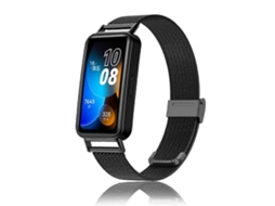 Pulseira De Malha Metálica De Aço Inoxidável Milan De 16 Mm Para Huawei Band 8