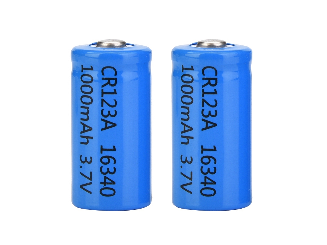 Bateria de Lítio 16340 EOOCOO (recarregável 3.7v 1000mah, Pacote de 2)