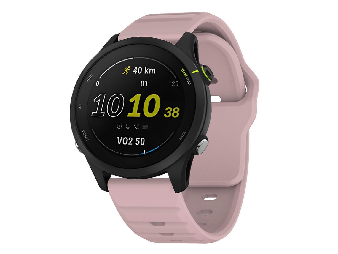 Pulseira De Silicone Para Relógio Com Fivela Cravejada E Padrão De Ondas Kalebol