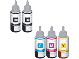 T00S1 T00S2 T00S3 T00S4 Pack de 5 tintas compatíveis com Epson 103 GENÉRICO