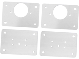 Conjunto De 4 Placas Reparo Em Aço Inoxidável Para Dobradiças