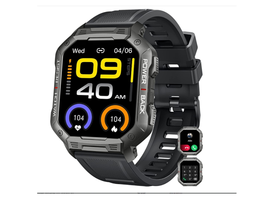 Smartwatch YIZHOOD Te462 Android e Ios Preto