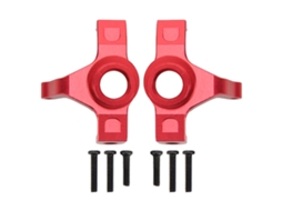 Conjunto de 2 Copos de Direção de Liga de Alumínio para Carro RC MJX 16208 16207 16210 Vermelho S/MARCA