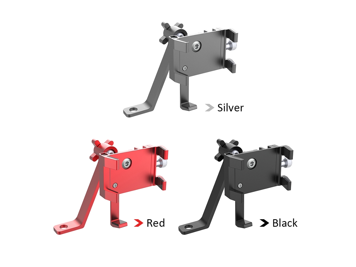 Suporte para Celular de Moto, Ajustável, para Espelho Retrovisor S/MARCA