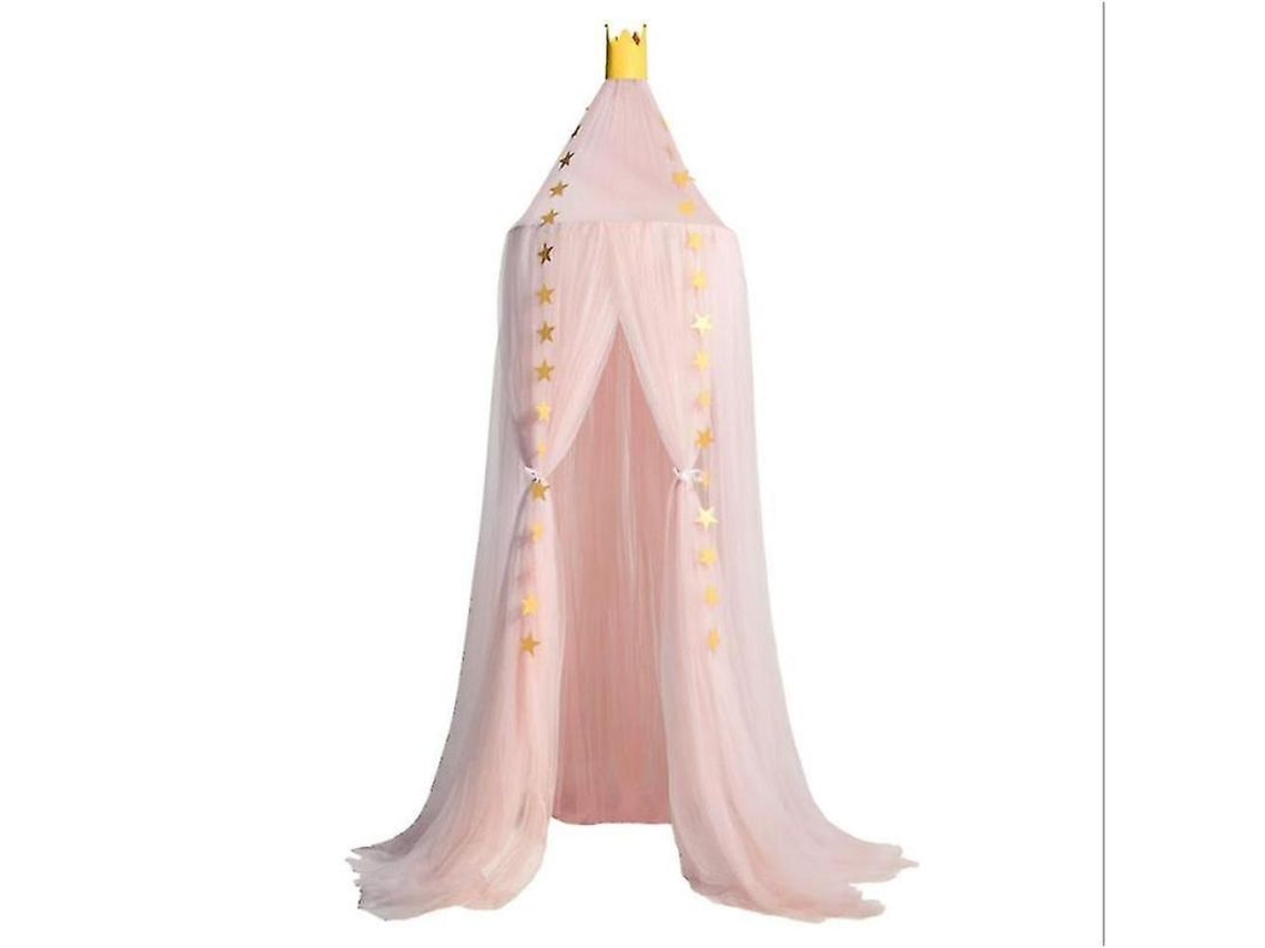 Canopy de Cama Mosquitera de Luxo Rosa 240cm S/MARCA