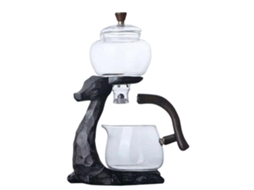 Bule De Chá De Vidro Com Infusor, Vidro Borossilicato, Alça Curva, Fácil De Limpar, Ideal Para Chá Oolong Ou Café.
