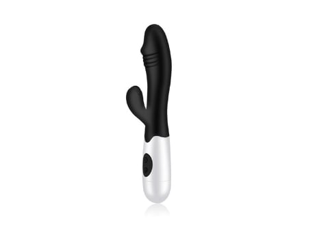 Vibrador Portátil Recarregável Do Coelho Do Silicone Para Mulheres Clitóris Adulto Motor Duplo Fêmea 30 Velocidades ECENLEN