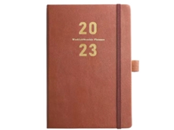 Agenda 2023 Capa Dura Com Caneta