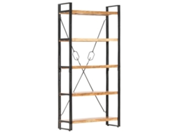 Bookcase, Bookcases Vidaxl Marrom Madeira (90 X 30 X 180 Cm)