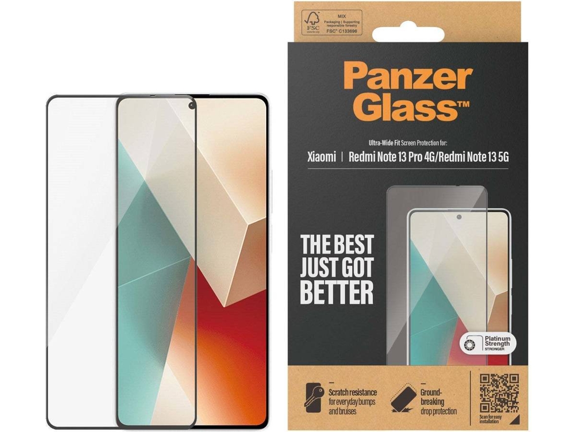 Pelicula de Vidro PANZERGLASS Redmi Note 13