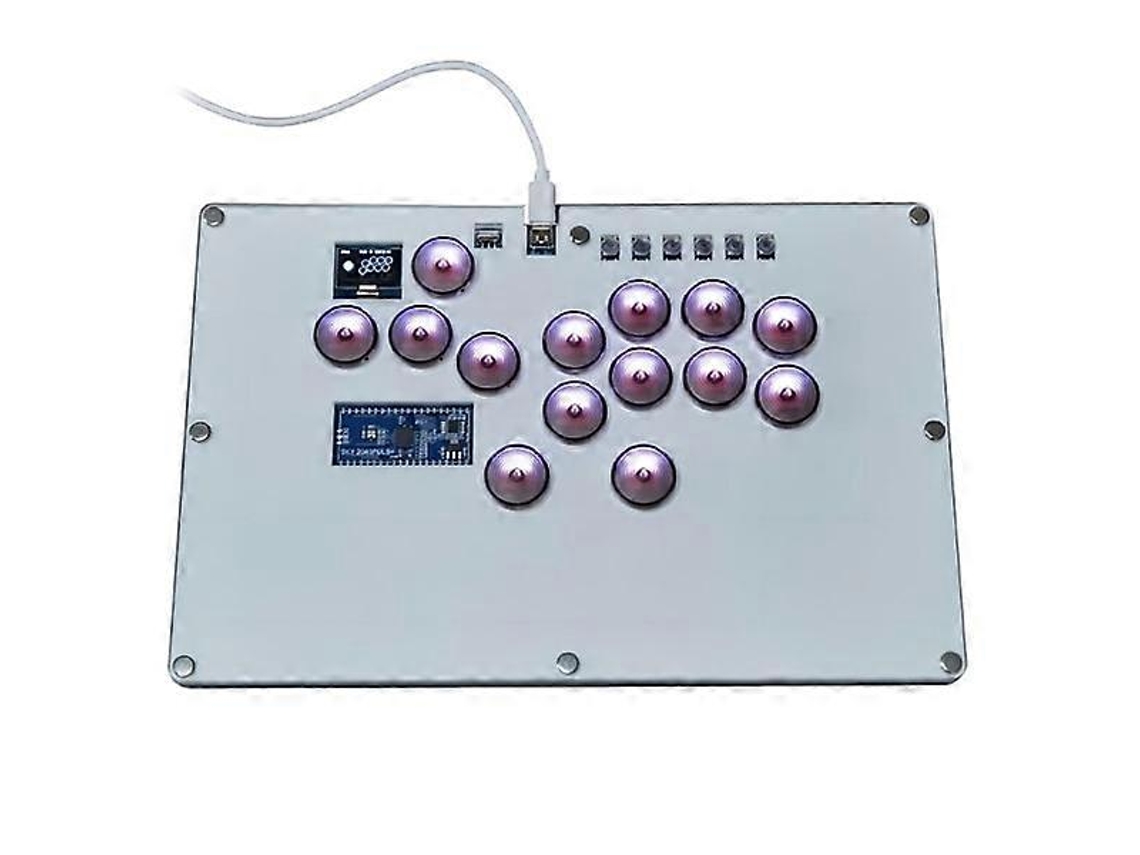 Joystick Arcade, Controle De Luta, Joystick Mecânico Para Jogos, Com Botões Para Pc. Hengjian