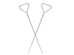 Espátula Triangular, Acabamento Liso E Uso Versátil, 2 Peças, Aço