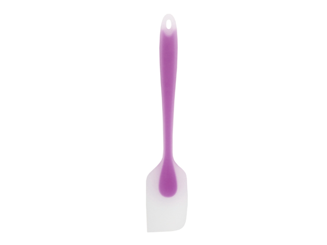 Espátula De Silicone Translúcida Roxa Resistente Ao Calor Portátil