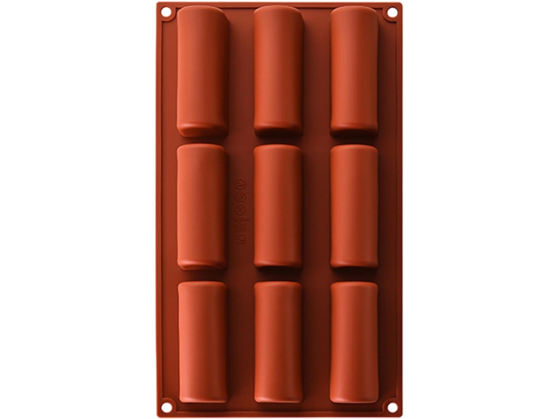 Forma De Bolo - 9 Cavidades - Forma De Silicone Com Compartimentos Profundos Alimentos