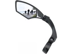 Espelho De Bicicleta Hd Resistente A Impactos, Vidro Transparente Seguro, Ajustável Rotativo, Para Guidão 21-26mm