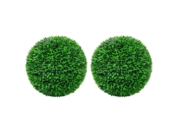 Vidaxl Bolas De Buxos Artificiais 2 Pcs 55 Cm