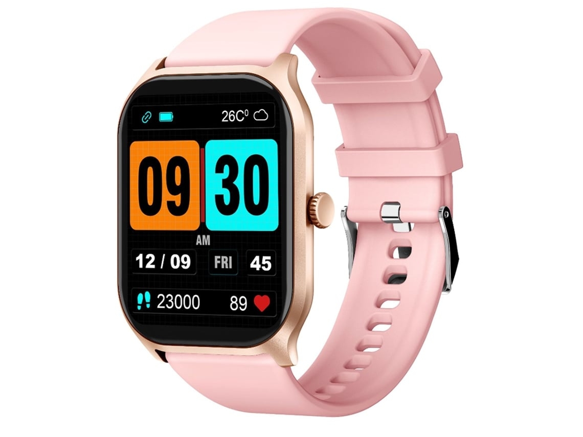 Smartwatch Com Tela Grande Hd Classificação À Prova Dágua Ip67 Frequência Cardíaca Oxigênio No Sangue Pressão Arterial Monitoramento D Yunzii