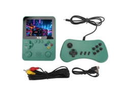 Mali console de Jogos Portátil com Tela Ips 3.5 Polegadas 32g Cartão Dual Joystick 6000mah Verde